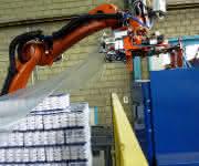 KR QUANTEC PA Stretchfolierung von Zuckerpaletten KR QUANTEC PA Stretchfolierung von Zuckerpaletten