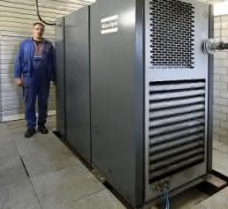 Atlas Copco Schraubenkompressor vom Typ GA 55+ FF