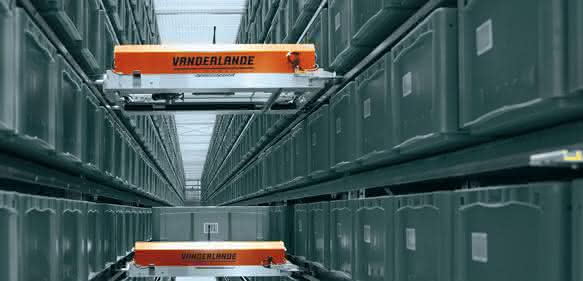 Das Microshuttle von Vanderlande
