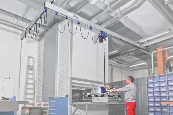 Schmalz Aluminiumkrane im Einsatz