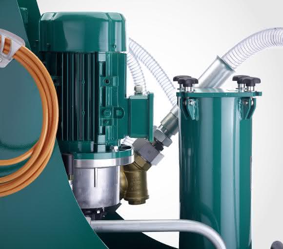Drehstrommotor Antrieb für die Zahnradpumpen der mobilen Filtereinheiten