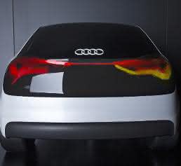 Audi Exponat Audi Exponat zur OLED Technologie.