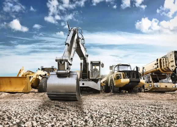 Baumaschinen Continental auf der Bauma