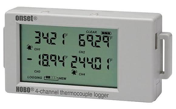 Speichert bis zu 1,9 Mio. Messwerte: Mehrkanal-Datenlogger für Thermoelemente