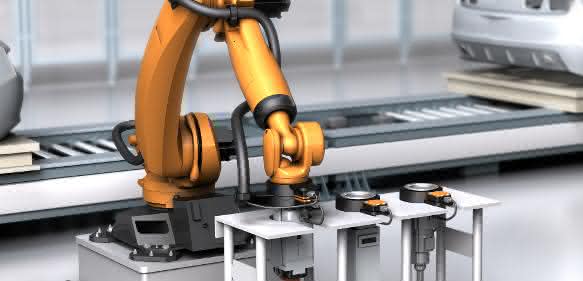 Industrieroboter mit FreeCon Contactless FreeCon Contactless von Weidmüller