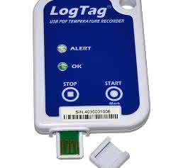 Temperaturdatenlogger mit integriertem USB-Anschluss. Temperaturdatenlogger mit integriertem USB-Anschluss.