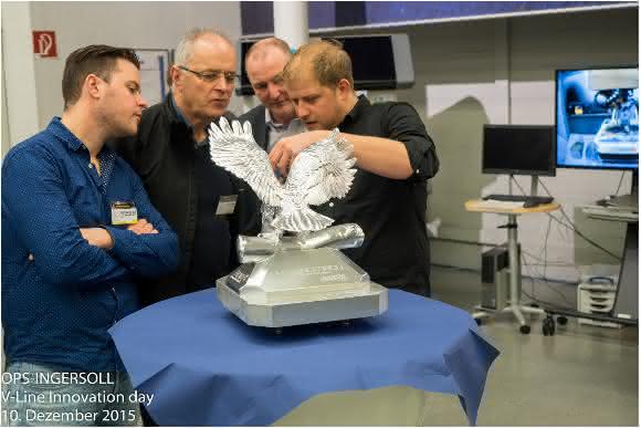 Fräsen mit High Speed Eagle Michael Otto mit Adler