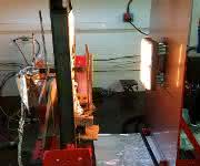 Betonelement im Test Empa testet Beton mit Heizstrahler