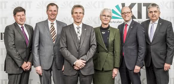 Präsidiumsmannschaft des KIT