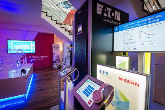 Eaton und Nissan kooperieren Energiespeicher- und Steuerungsanwendungen von Eaton und Nissan