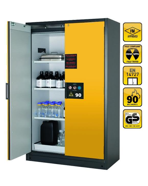 Asecos auf der Pittcon 2016: Erster Typ-90-Sicherheitsschrank mit FM-Approval Asecos auf der Pittcon 2016: Erster Typ-90-Sicherheitsschrank mit FM-Approval