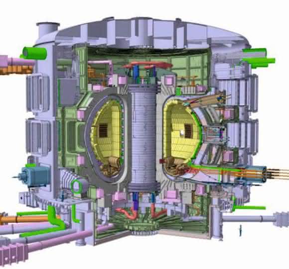 schematische Darstellung des Fusionsreaktors