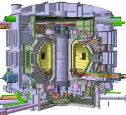 schematische Darstellung des Fusionsreaktors