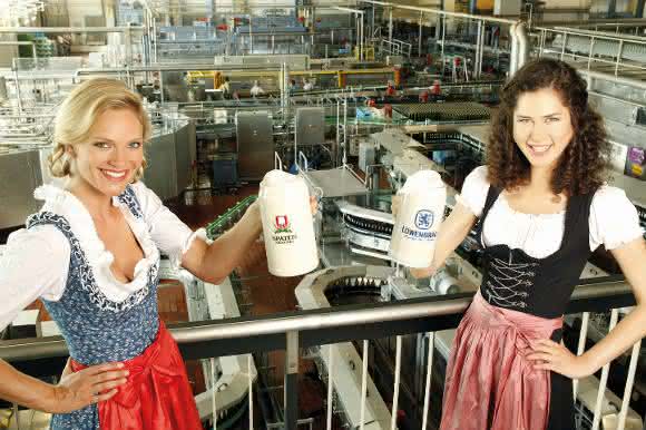 Moderne Brauerei Prozesstechnik in Bierbrauereien