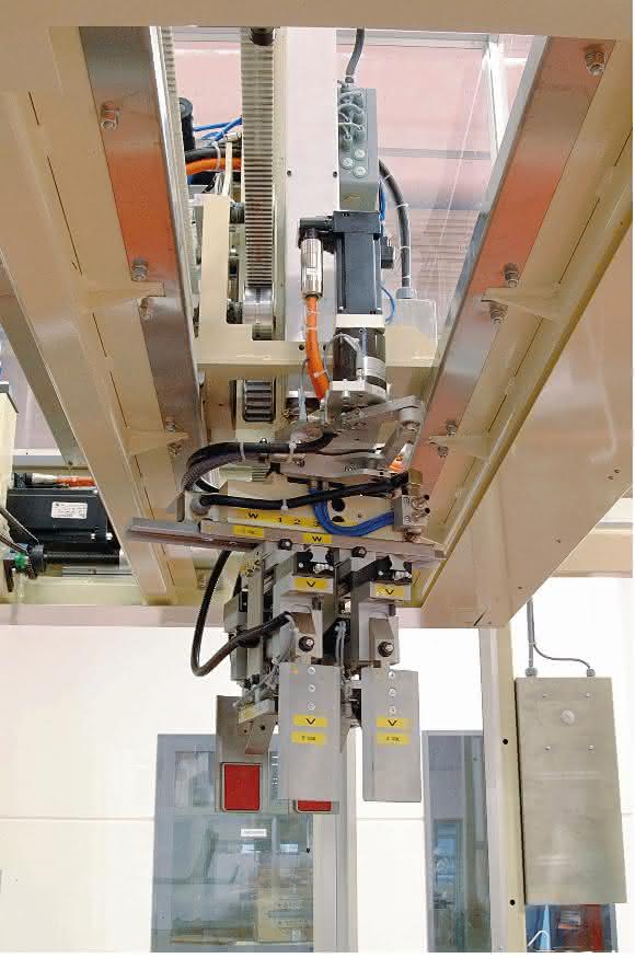 Portalroboter einer Verpackungsmaschine Portalroboter einer Verpackungsmaschine
