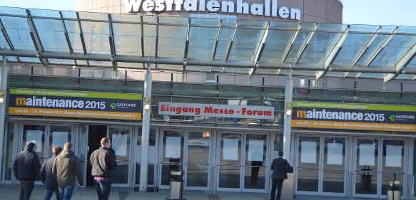 Messe Dortmung Eingang zur Maintenance