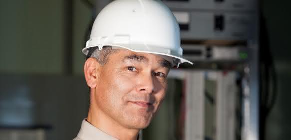 Servicetechniker vor Ort