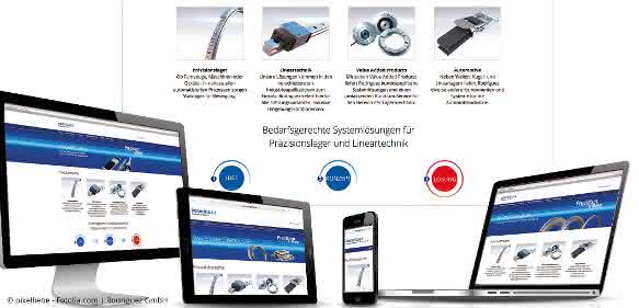 Präzisionslager und Lineartechnik: Rodriguez optimiert Website für mobile Endgeräte
