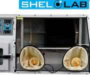 Die Bactron anaeroben Werkbänke im neuen Design von ShelLab bieten anaerobe Arbeitsbedingungen auf höchstem Niveau.