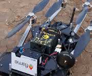 TurboAce Matrix Drohne, die das Miniatur-Spektrometer von Ocean Optics zu den Eruptionssäulen von Vulkanen befördern soll, so dass die Messungen dort durchgeführt werden können.