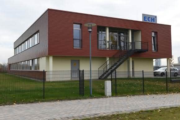 Die neue Betriebsstätte der ECH Elektrochemie Halle GmbH auf dem weinberg campus.