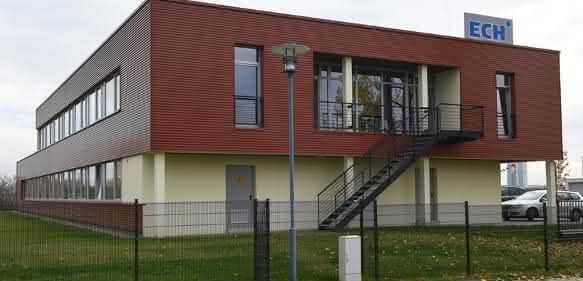 Die neue Betriebsstätte der ECH Elektrochemie Halle GmbH auf dem weinberg campus.