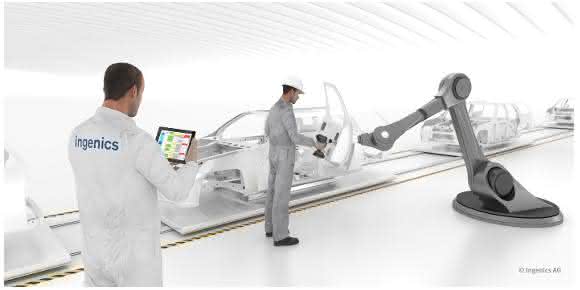 Mensch-Roboter-Kollaboration in der Audi-Montage