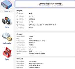 Ticro 100 Webinterface Ticro 100 Webinterface