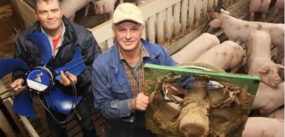 Landwirtschaftsventilator FFowlet mit sparsamem ECblue-Motor