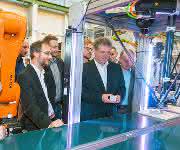 IMES und Lenze Übergabe Produktionsstraße IMES und Lenze Übergabe Produktionsstraße