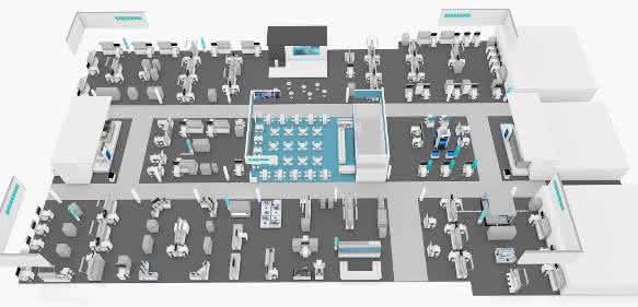 Siemens Messestand auf der SPS IPC Drives Siemens auf der SPS IPC Drives