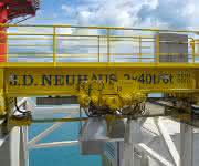 Hydraulische JDN-Krananlage Hydraulische JDN-Krananlage im Offshore-Einsatz