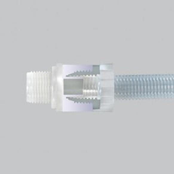 PVDF-Verbinder für Wellschläuche PVDF-Verbinder für Wellschläuche