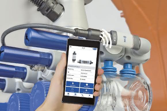Vakuum- und Druckschalter VS/VSi Via Smartphone oder Tablet einfachen Zugriff auf Service- und Wartungsinformationen haben