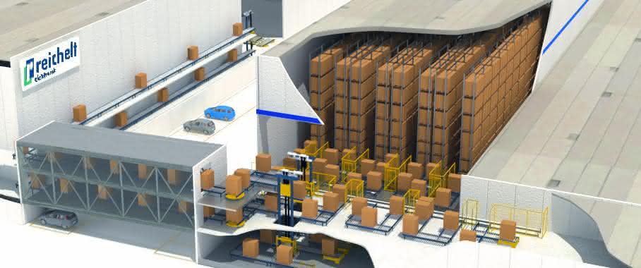 Künftigen Distributionszentrums bei Reichelt Elektronik Künftigen Distributionszentrums bei Reichelt Elektronik