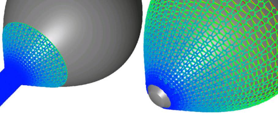 Simulation Simulation technischer Textilien