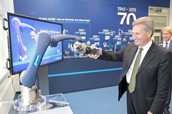 Schunk Oettinger Handshake Schunk Oettinger Handshake