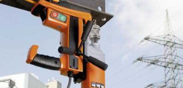 Bohrmaschine mit Permanentmagnet
