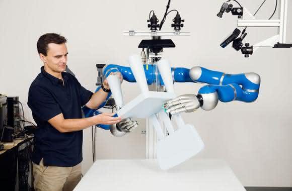 Selbstlernender Roboterarm