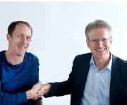 Eric Liedtke und Dieter Manz Eric Liedtke, Adidas, und Dieter Manz, Manz AG