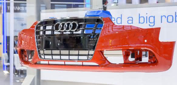 Fakuma 2015 in Friedrichshafen Exponat Fakuma