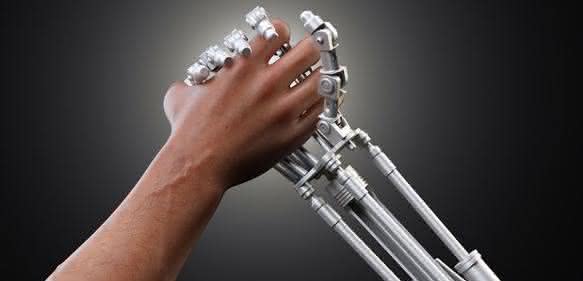 Mensch- Roboter-Kollaboration. Mensch- Roboter-Kollaboration.