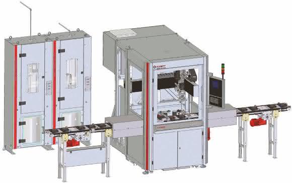 Dosieranlage mit integriertem Bandstück Dosieranlage mit integriertem Bandstück