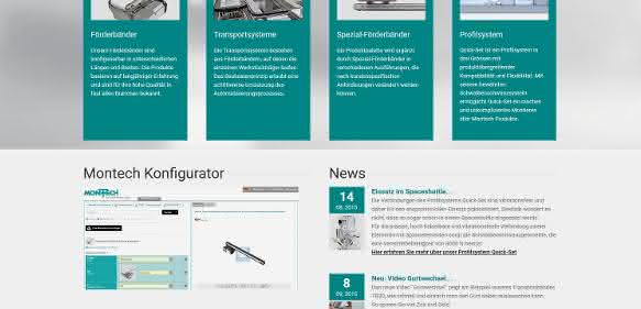 Montech Fördertechnik mit neuer Website