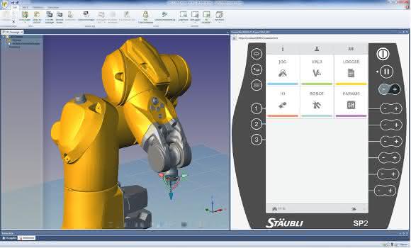 Stäubli Softwaresuite Roboter
