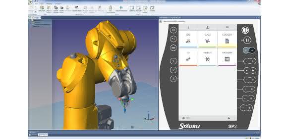 Stäubli Softwaresuite Roboter
