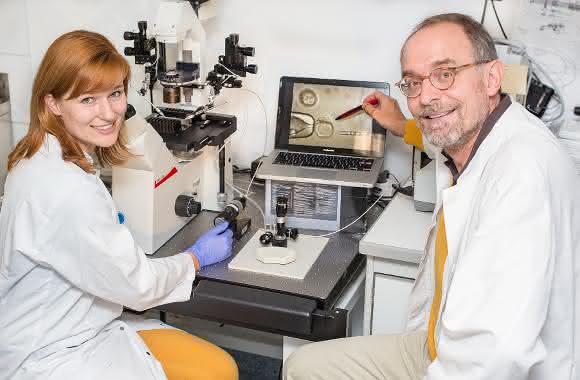 Caroline Kubaczka und Prof. Dr. Hubert Schorle