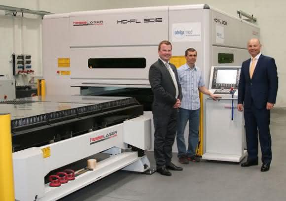 Neuer Faserlaser für Odelga Med Start frei für den neuen Faserlaser HDFL