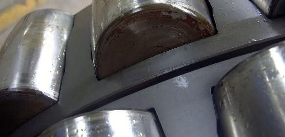 Korrosionsschäden am Wälzlager Korrosionsschäden am Wälzlager