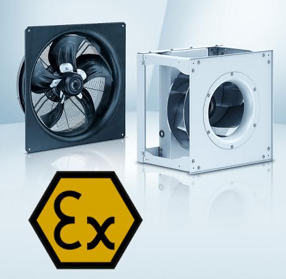 Sparsame EC-Ventilatoren für expolsive Bereiche Sparsame EC-Ventilatoren für expolsive Bereiche
